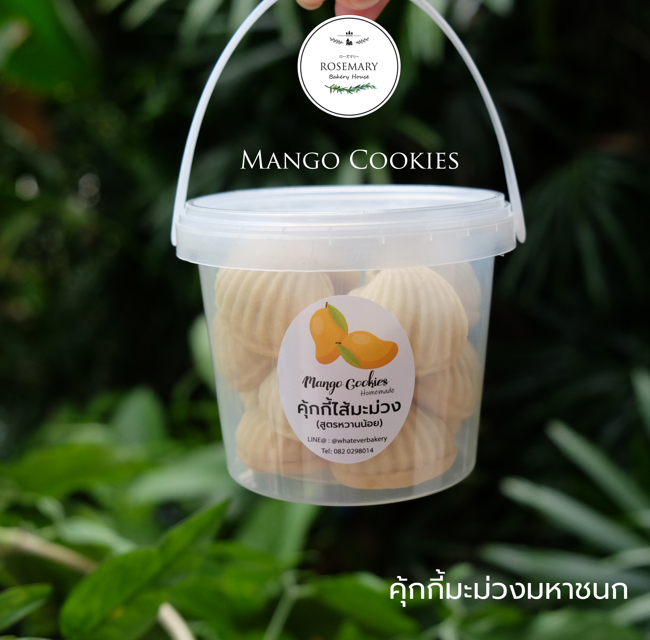 ✨คุ้กกี้มะม่วงมหาชนก (กระปุกใหญ่ L) ✨🥭🥭🥭🥭 Mahachanok Mango Cookies (Size L)