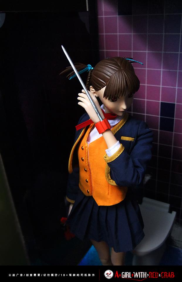 Dollsoddsaga DOSN-001 A-Girl with Red Crab