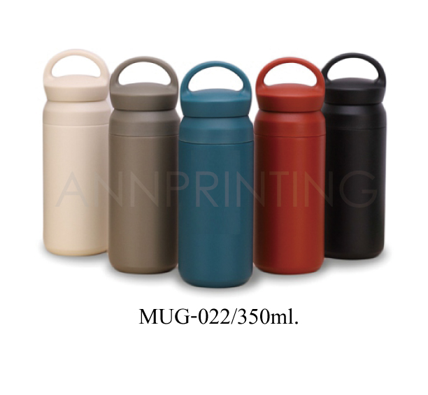 กระบอกน้ำสแตนเลสแบบหูหิ้ว 350ml.เก็บความร้อน
