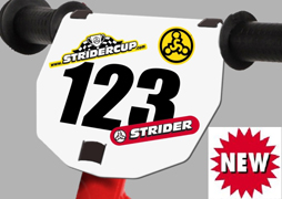 STRIDER BIKES (สไตรเดอร์ ไบร์ท) Number Plate Kit (ชุดป้ายเลข)