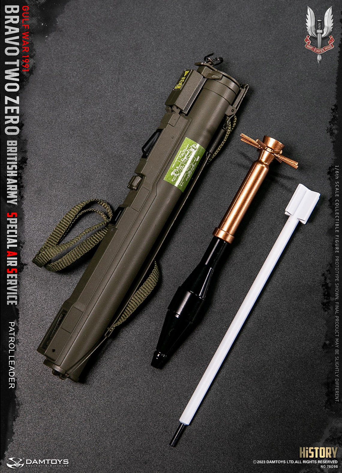 DAMTOYS 78098 1/6 "Bravo Two Zero" British Army Special Air Service (SAS) Patrol Leader