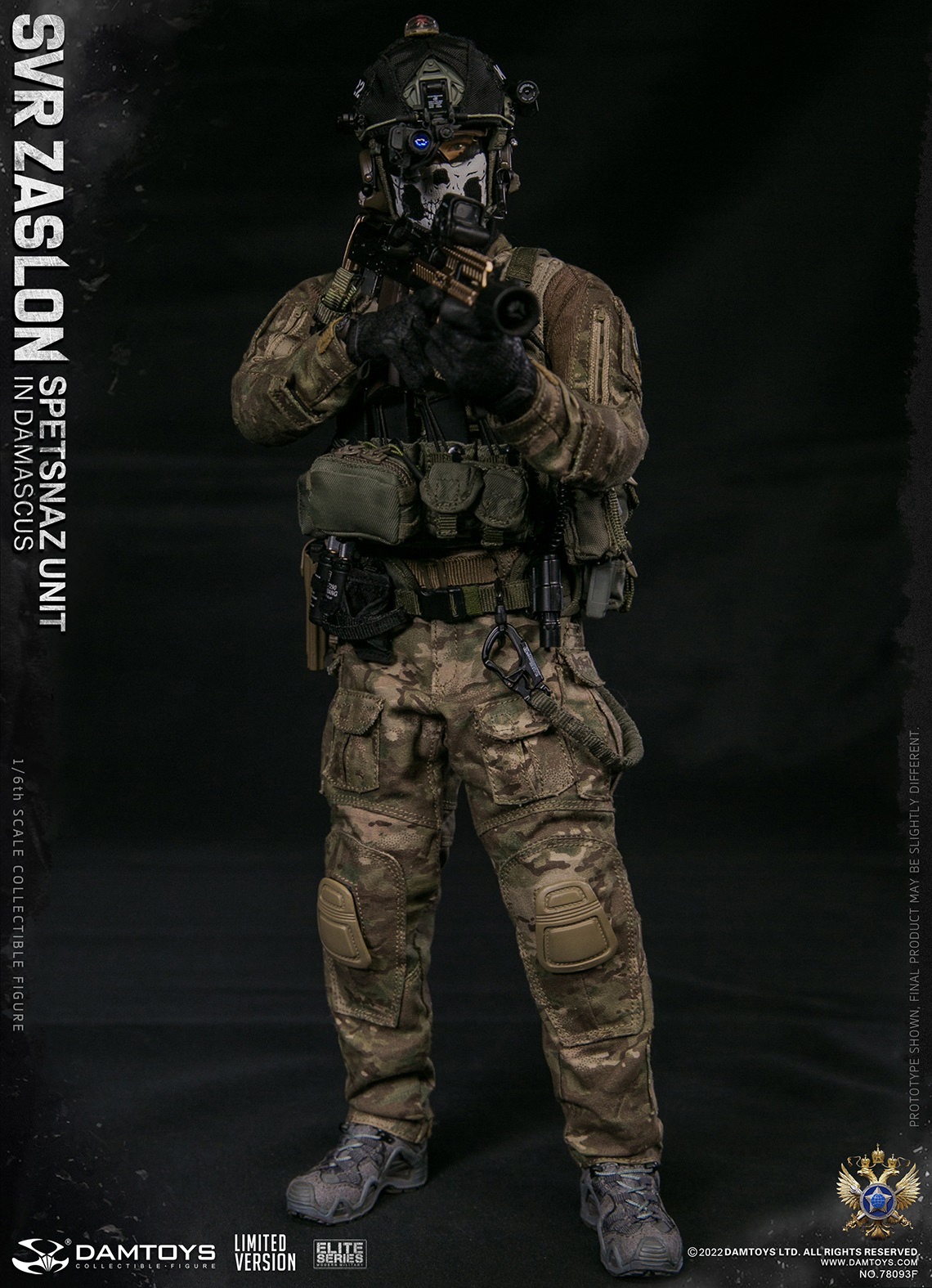DAMTOYS 78093F 1/6 SVR ZASLON SPETSNAZ UNIT IN DAMASCUS (LIMITED VERSION)