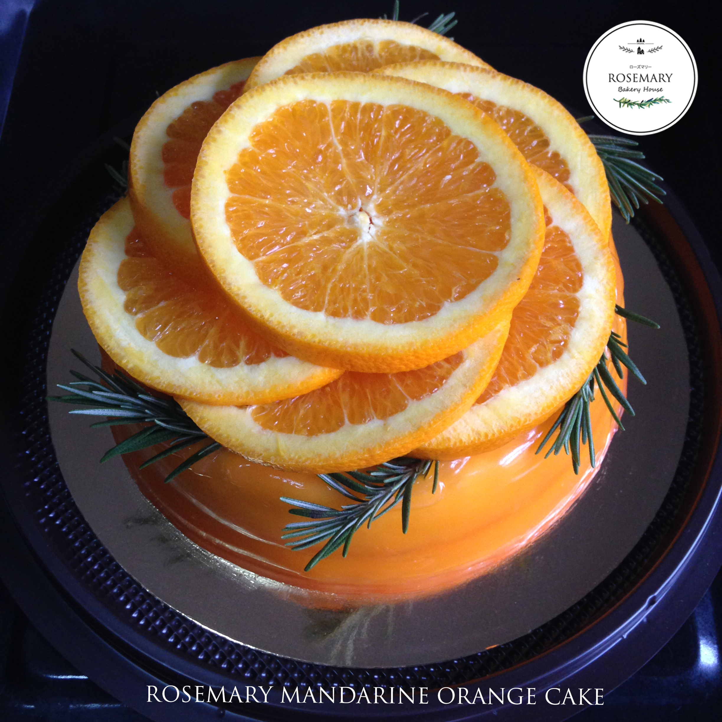 🍊 เค้กส้มแมนดาริน🍊 (ขนาด 1 ปอนด์) 1 ชั้น/ Mandarine Orange Cake (1 Pound / 6" x 6") 1 Layer