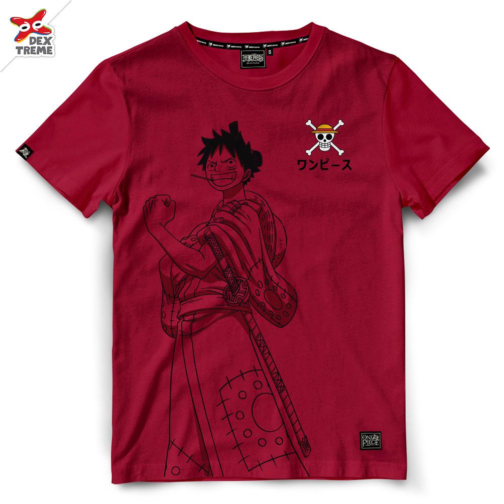 เสื้อยืดการ์ตูนวันพีซ Luffy Wano