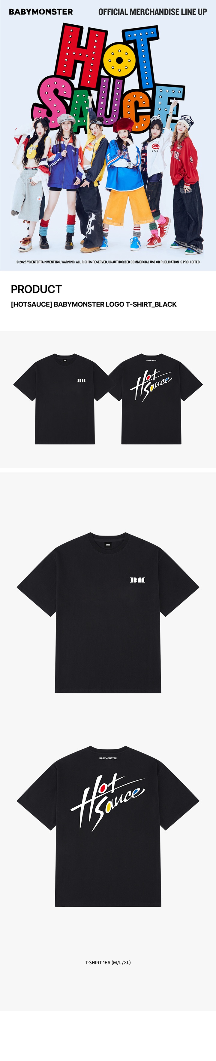 [PRE] BABYMONSTER MERCH - HOT SAUCE (weverse)