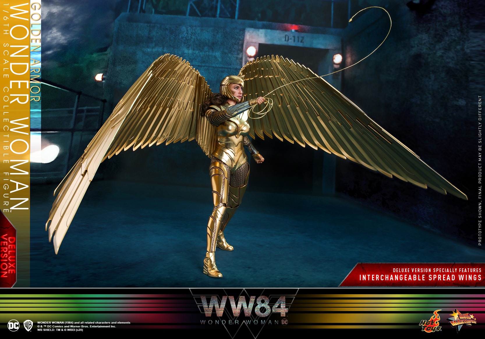 Hot Toys MMS578 1/6 Wonder Woman 1984 - Golden Armor Wonder Woman (Deluxe Version)
