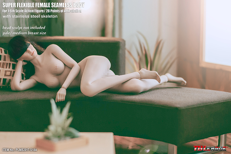 TBLeague PLMB2017-S18A (medium bust size, pale) & PLMB2017-S19B (medium bust size, suntan)