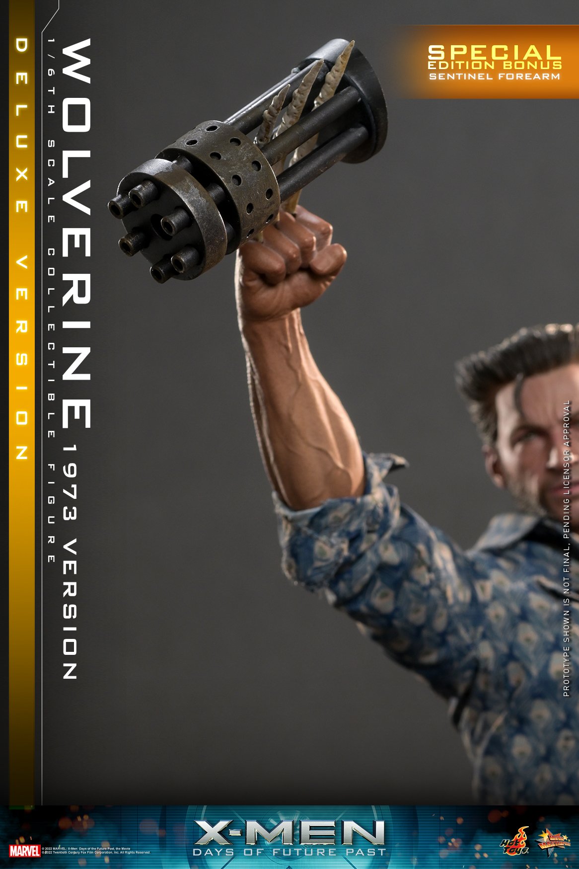 Hot Toys MMS660B 1/6 X-Men: Days of Future Past - Wolverine 1973 Version (Deluxe Version) [Special Edition Bonus]