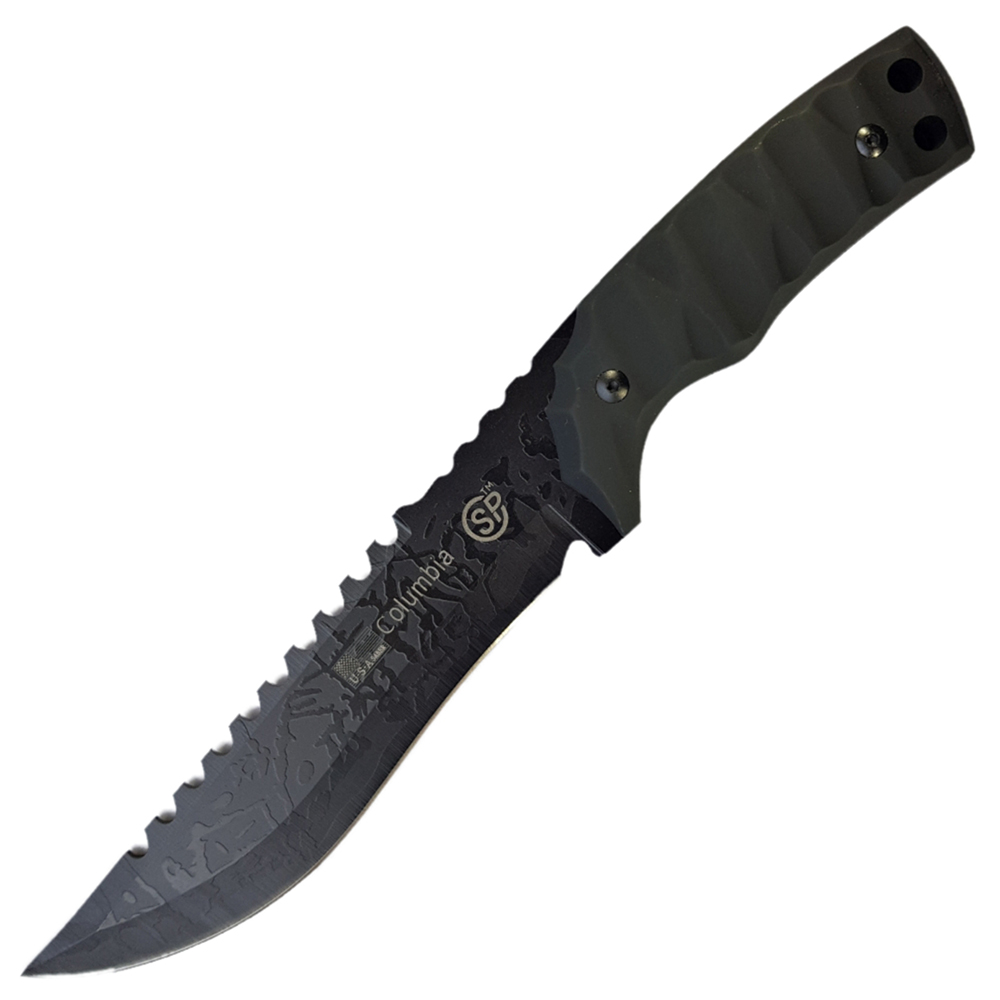 มีดใบตาย Columbia USA Saber HK017 ขนาด 12.2 นิ้ว (31 ซม.) พร้อมซองไนล่อนสำหรับเก็บมีด