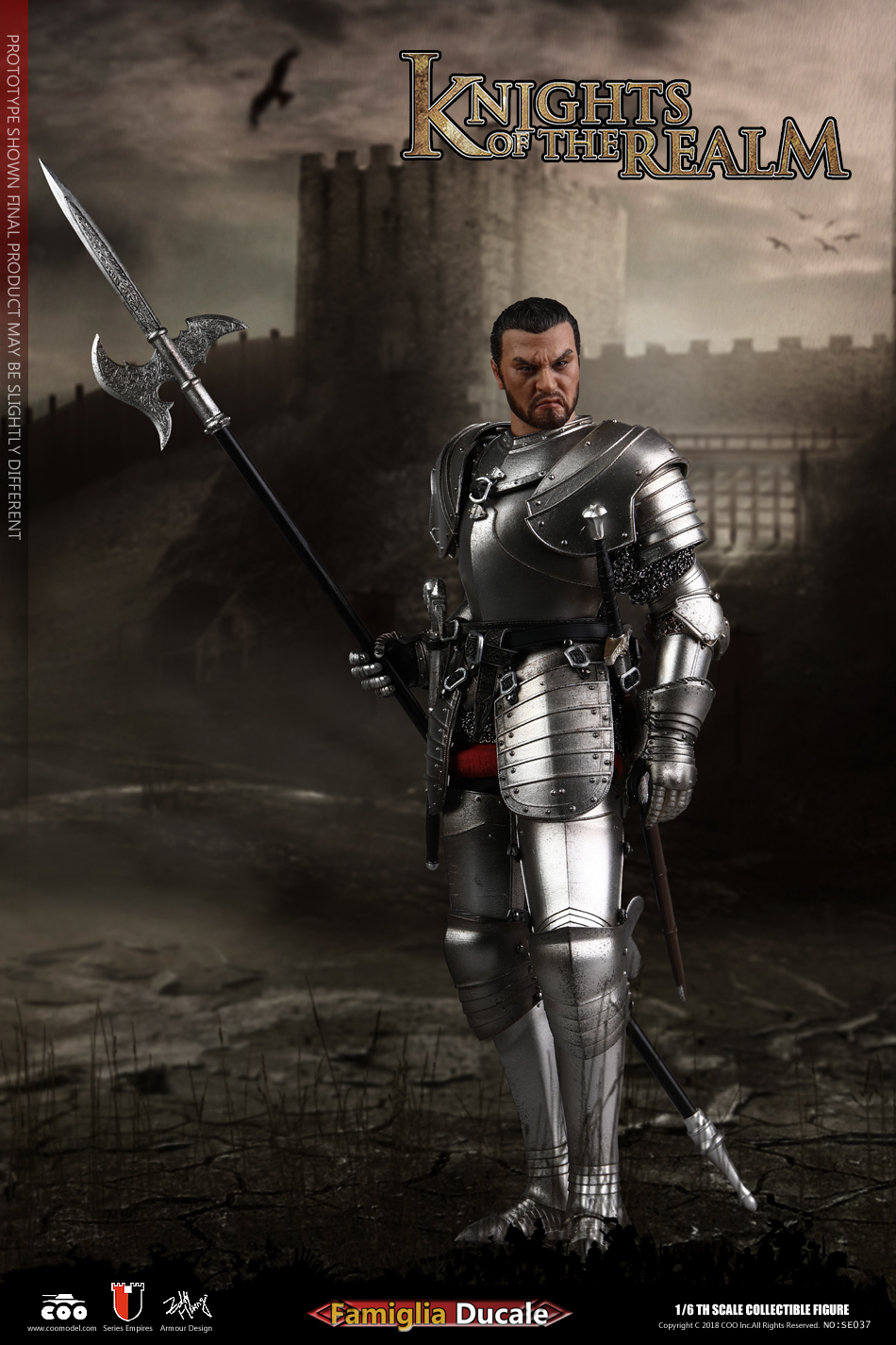 COOMODEL SE036 SE037 DIE-CAST ALLOY 1/6 SERIES OF EMPIRES - KNIGHTS OF THE REALM