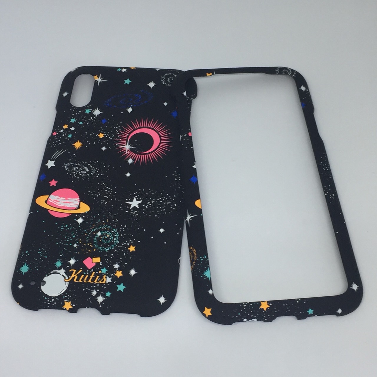 เคสคูทิสKutisไอโฟนXR(ลายอวกาศ)มาใหม่ เคสประกบหน้า-หลัง เคสเรืองแสง เคสลายวินเทจ ร้านSuperhero Klongthom