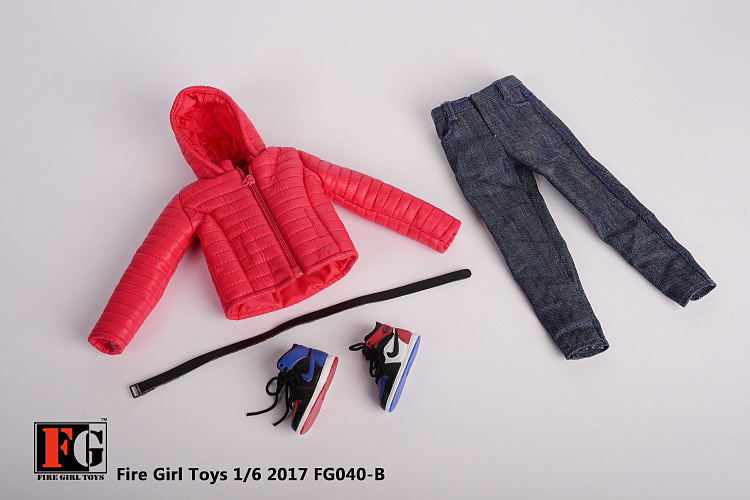 Fire Girl Toys FG040-B Jacket suit Red