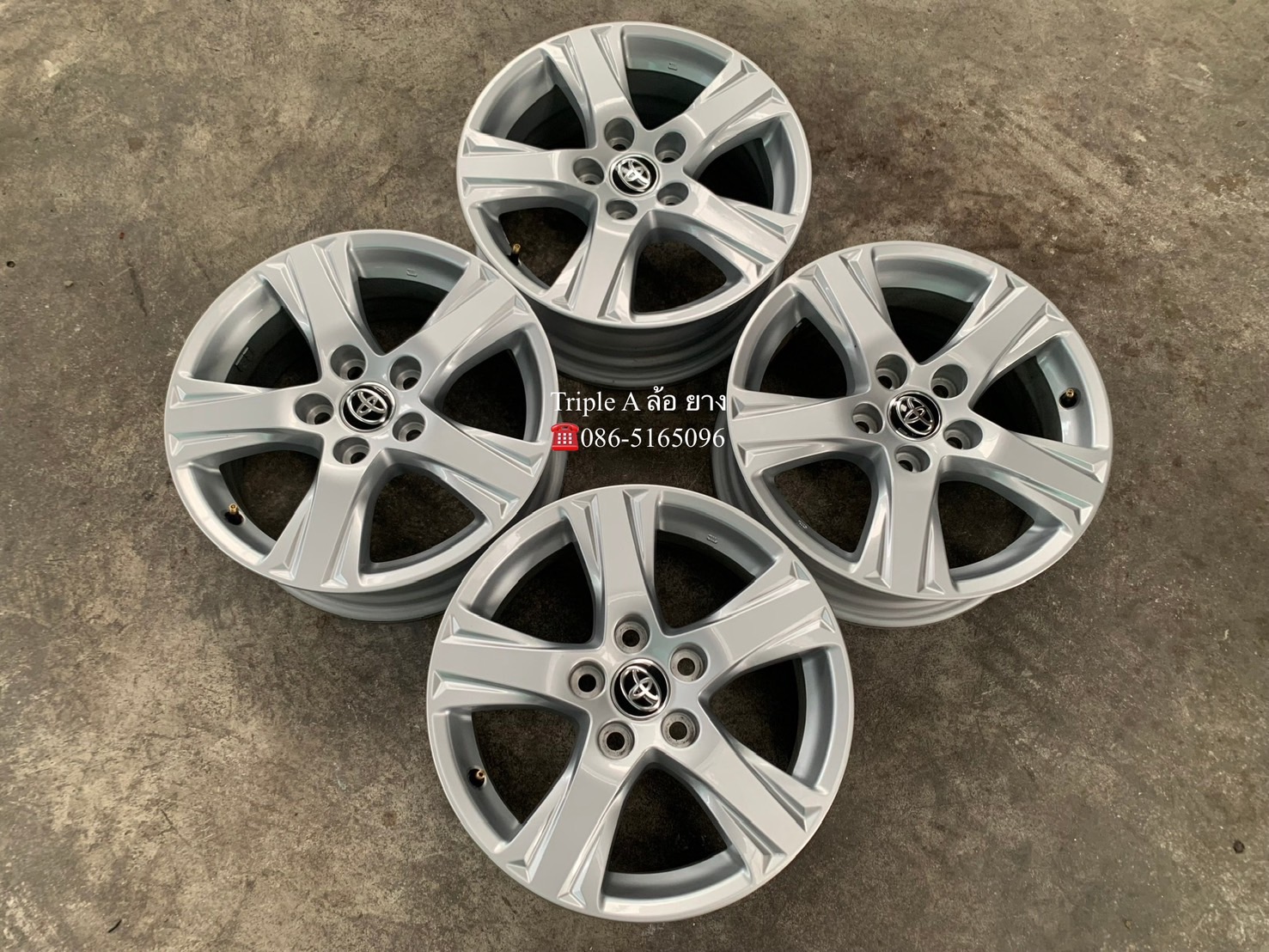 ✨ล้อแม็กป้ายแดง✨5รู114✨Toyota Alphard ขอบ 16💖สวยกริ๊บ💖