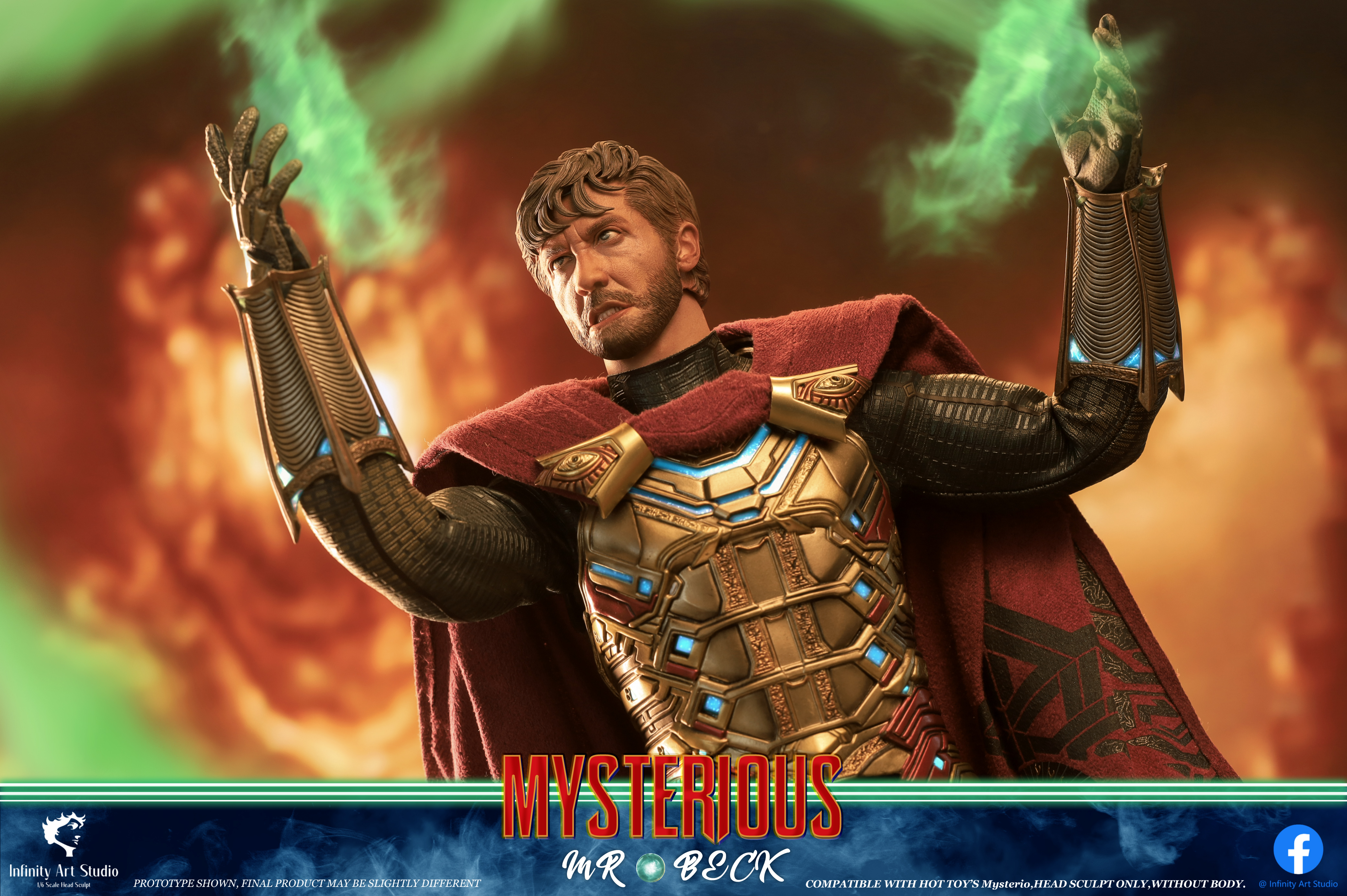 Infinity Art Studio (IAS) HS02 1/6 MR.Beck (Headsculpt Fighting Version)