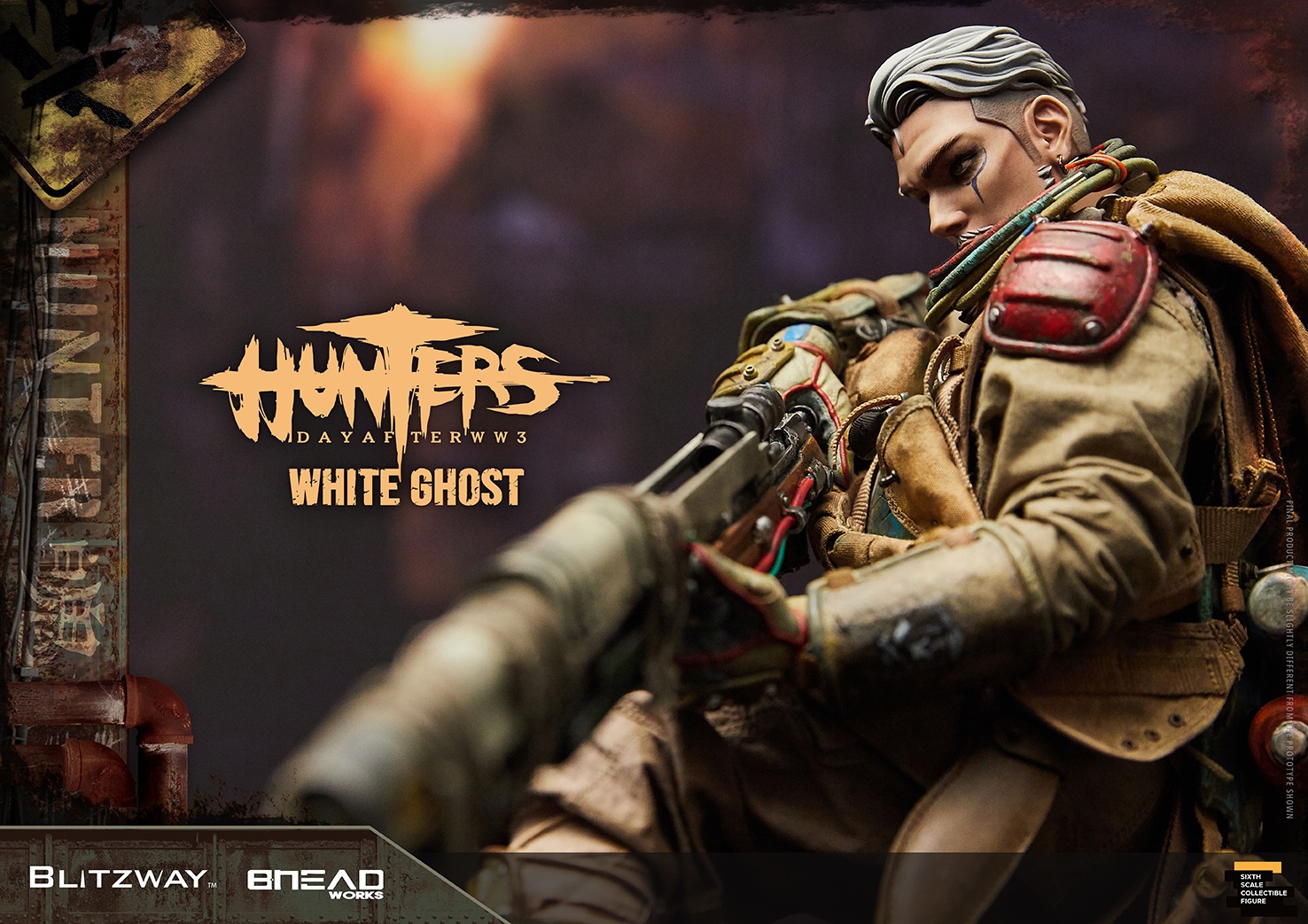 BLITZWAY BW-UMS11801 1/6 Hunters: Day After WW3 - White Ghost
