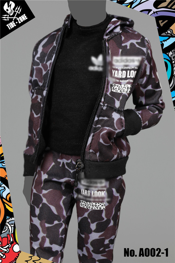 TIDE-ZONE A002 Sports Camouflage Outfits