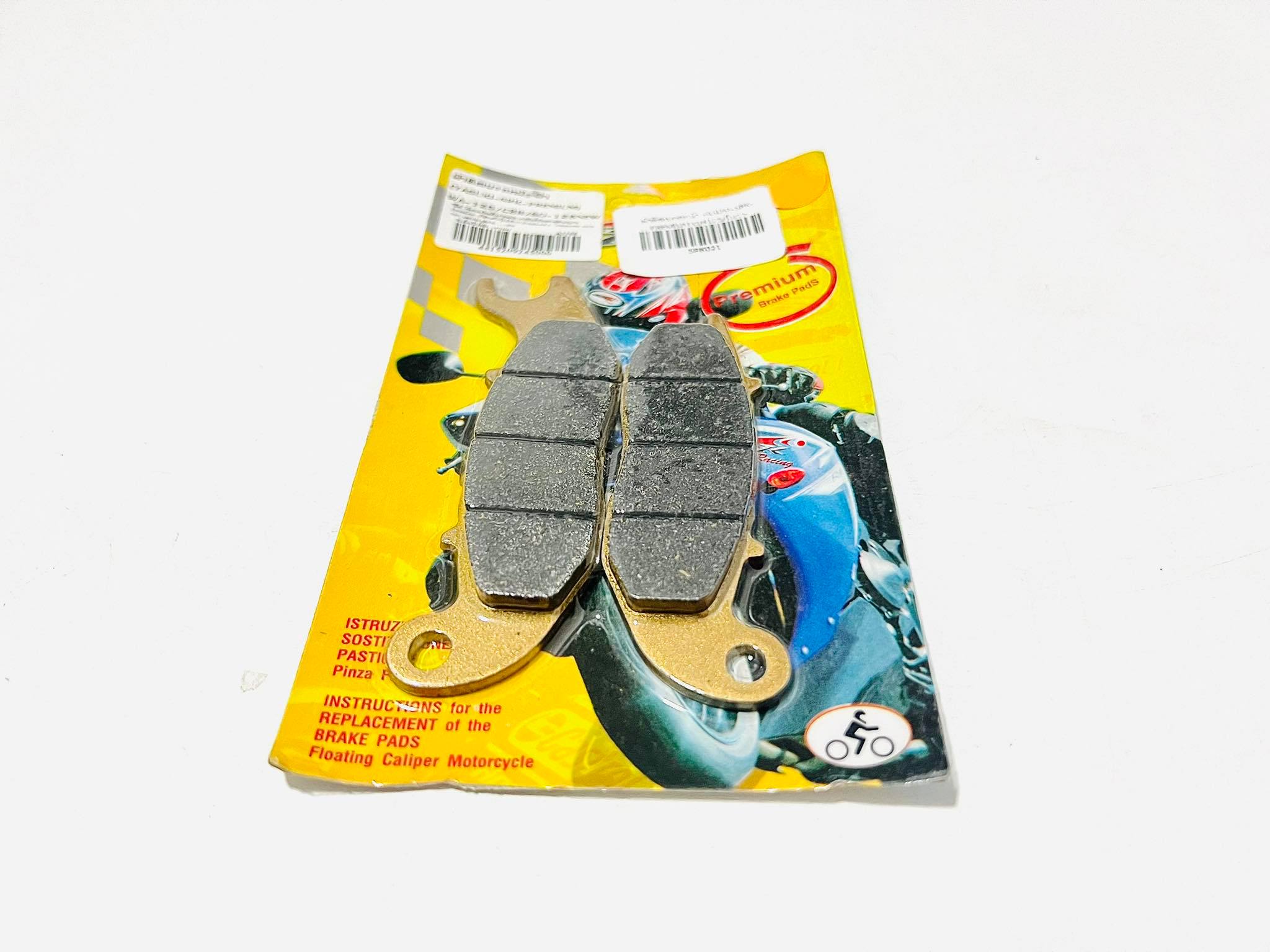 ผ้าดิสเบรคหน้าเวฟ125 ซีบีอาร์ โซนิค125ใหม่ / wave125 cbr sonic125 new