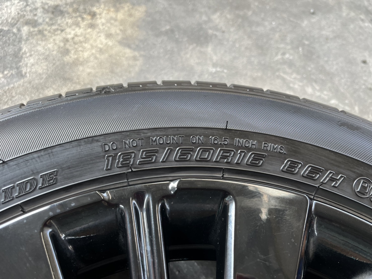 ✨ล้อแม็ก✨Honda City Hatchback RS รุ่นใหม่ ขอบ 16 สีดำแท้💯พร้อมยาง 185-60-16 Dunlop♨️ปี 24♨️