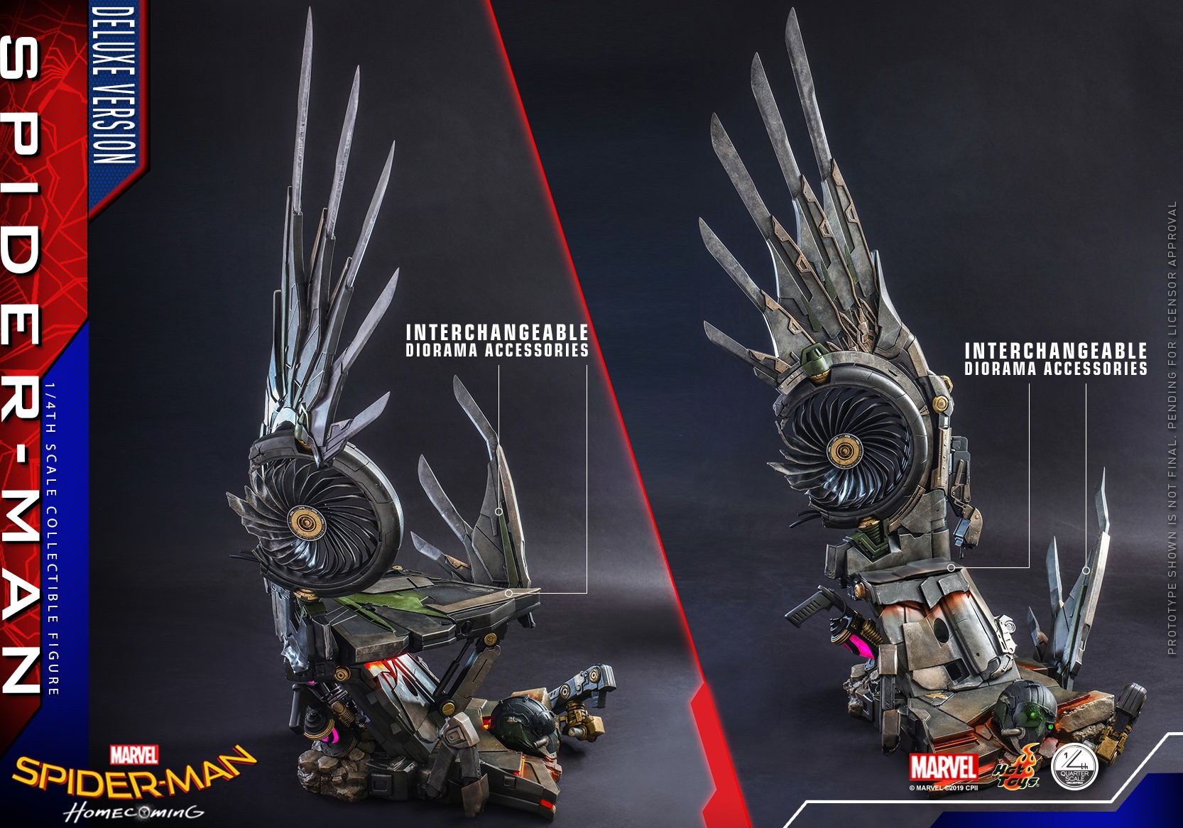 Hot Toys QS015 Spider-Man: Homecoming 1/4 Spider-Man (Deluxe Version)