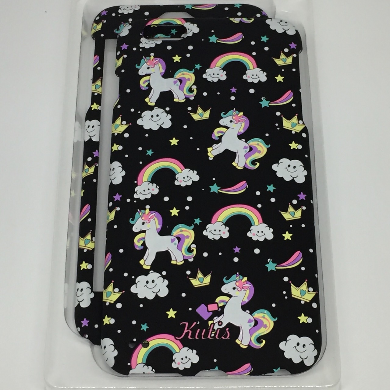เคสคูทิส (Kutis) ไอโฟน6พลัส,6Sพลัส(ลายม้าโพนี่สีดำ)