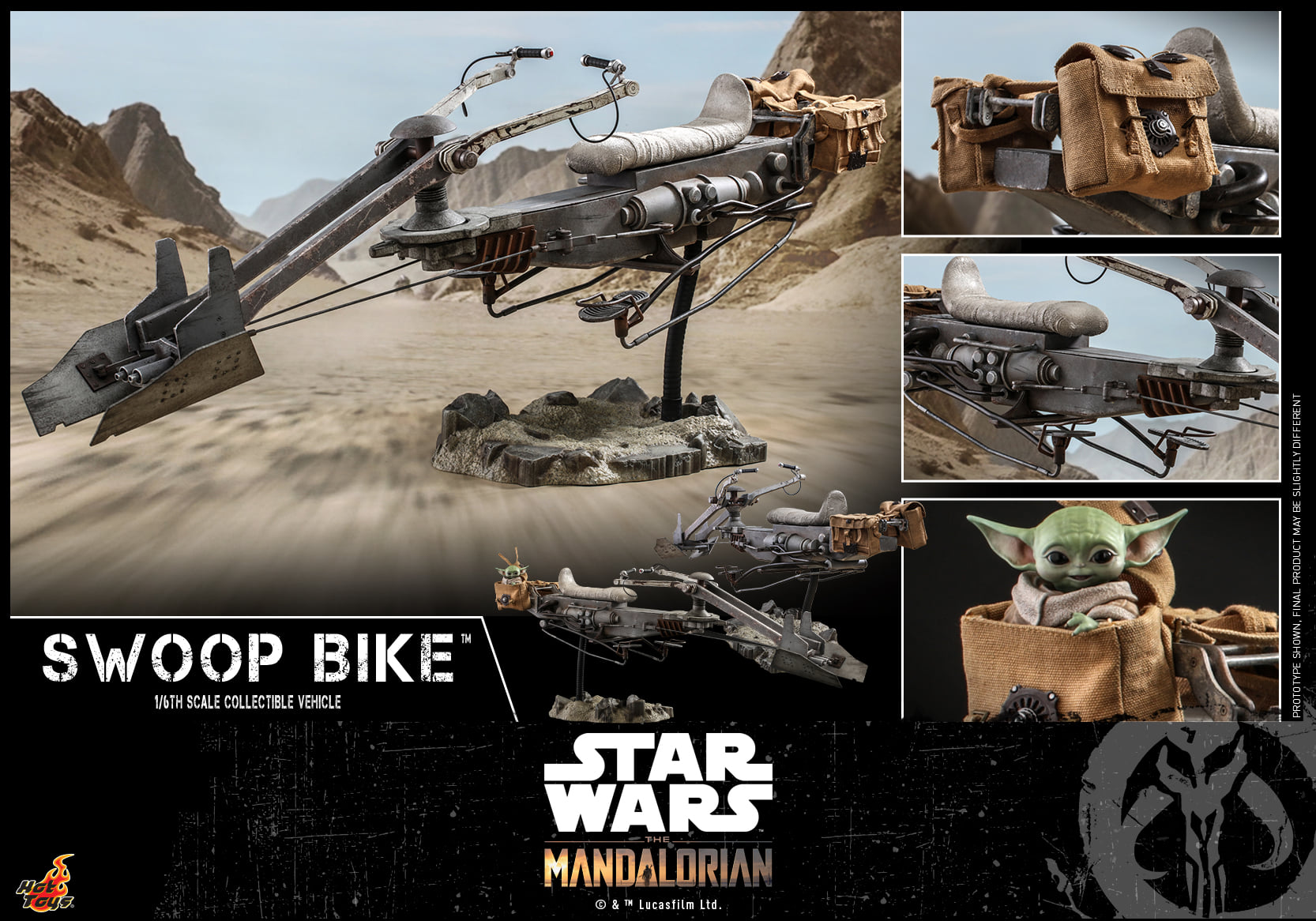 Hot Toys TMS053 1/6 Star Wars: The Mandalorian™ - Swoop Bike™