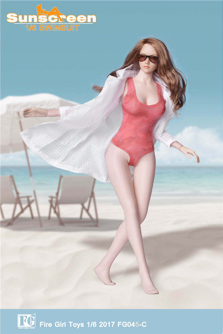 Fire Girl Toys FG045 Camouflage Swimwear Sunset Set