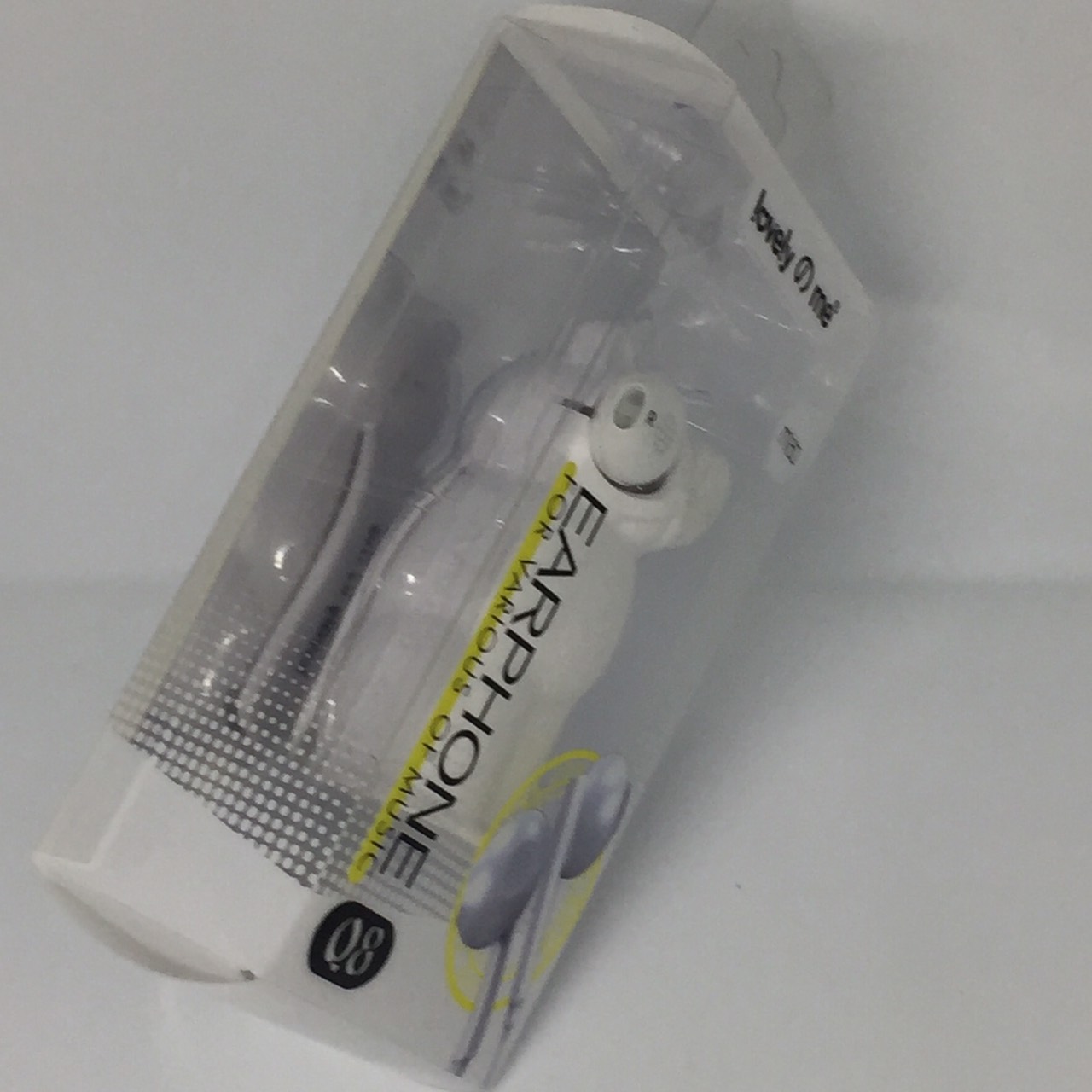 ชุดหูฟังลายน่ารัก พร้อมที่เก็บสาย ลายแมวนั่งสีขาว