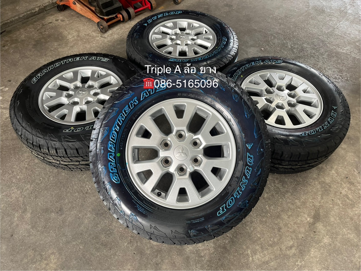 ✨ล้อแม็กพร้อมยางใหม่💯6รู139✨Mitsu Triton รุ่นใหม่ล่าสุด ขอบ 16💖ใหม่กริ๊บ💖