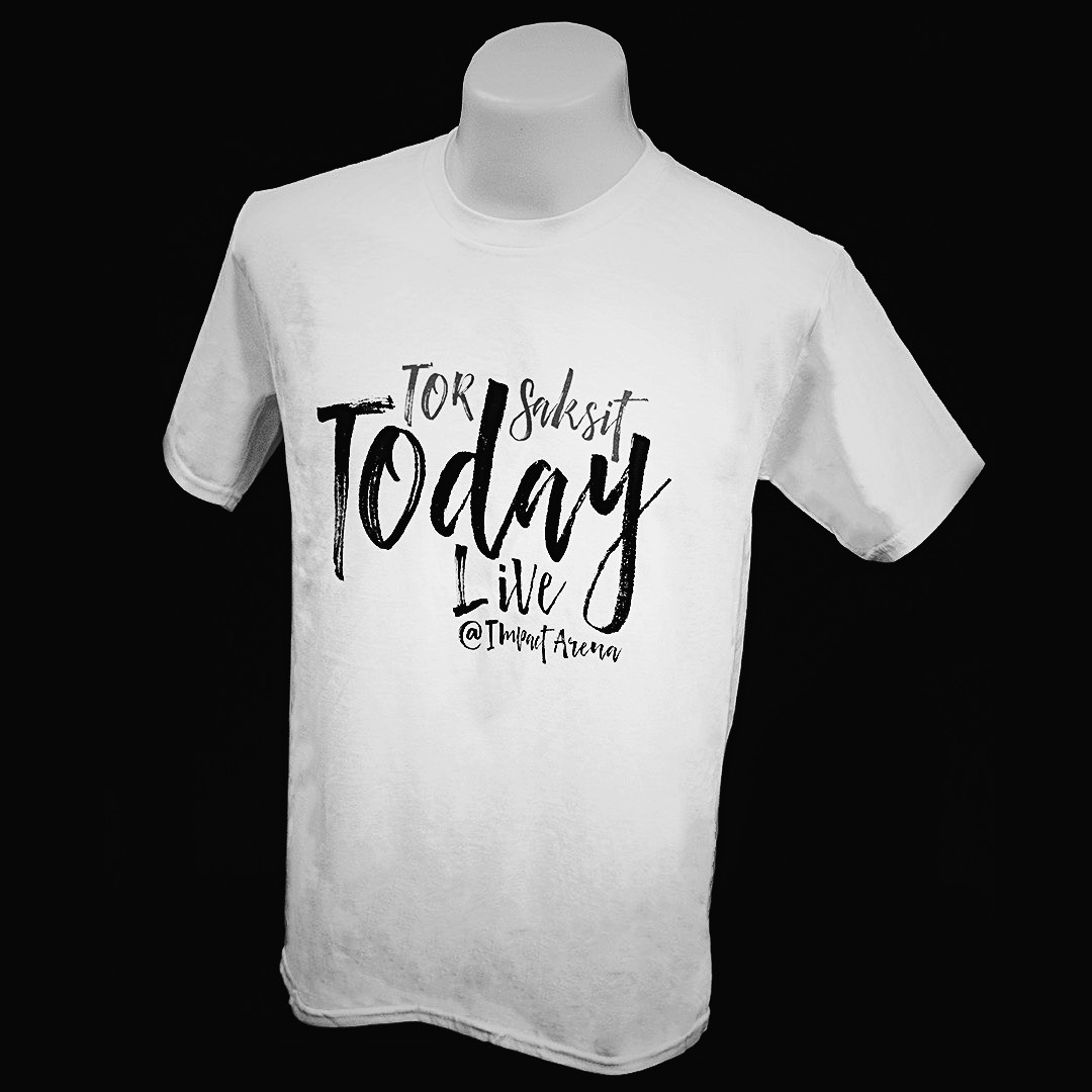 [PRE-ORDER] TOR SAKSIT : CONCERT LOGO T-SHIRT WHITE