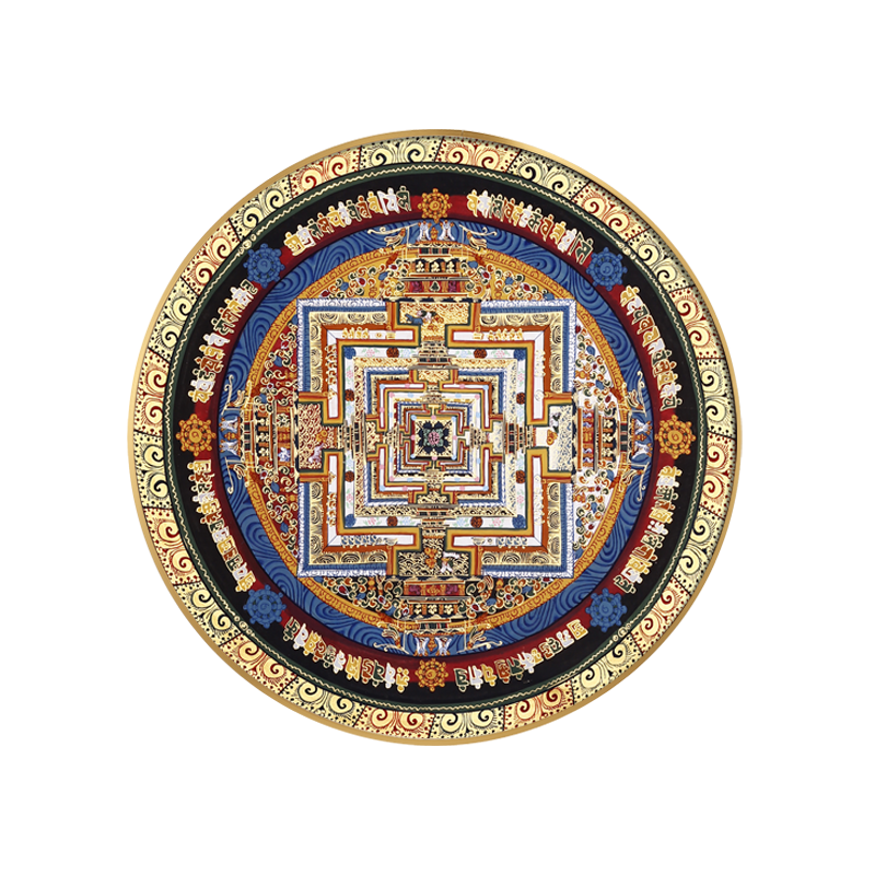 #ภาพวาดทังก้า(Thangka)ภาพวาดทิเบต ทังก้า มันดาลา พุทธศิลป์ชั้นสูง