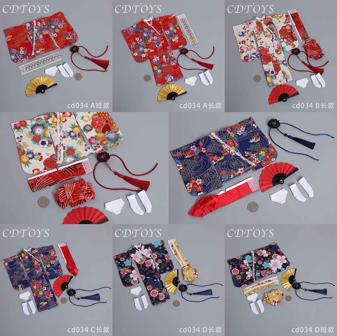 CDToys CD034 1/6 Woman Japanese Style Yukata Kimono