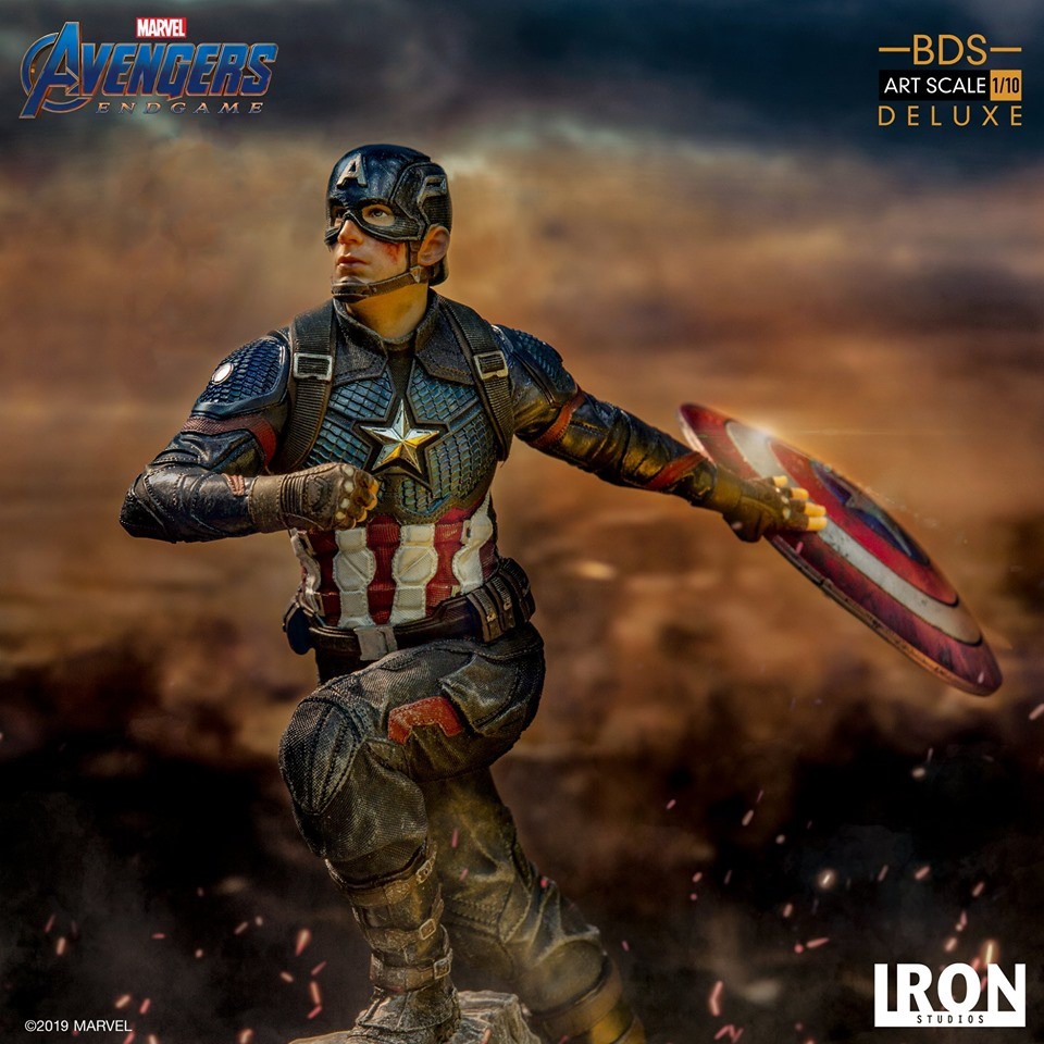 Iron Studios BDS Deluxe Art Scale 1/10 Avengers: Endgame - Captain America