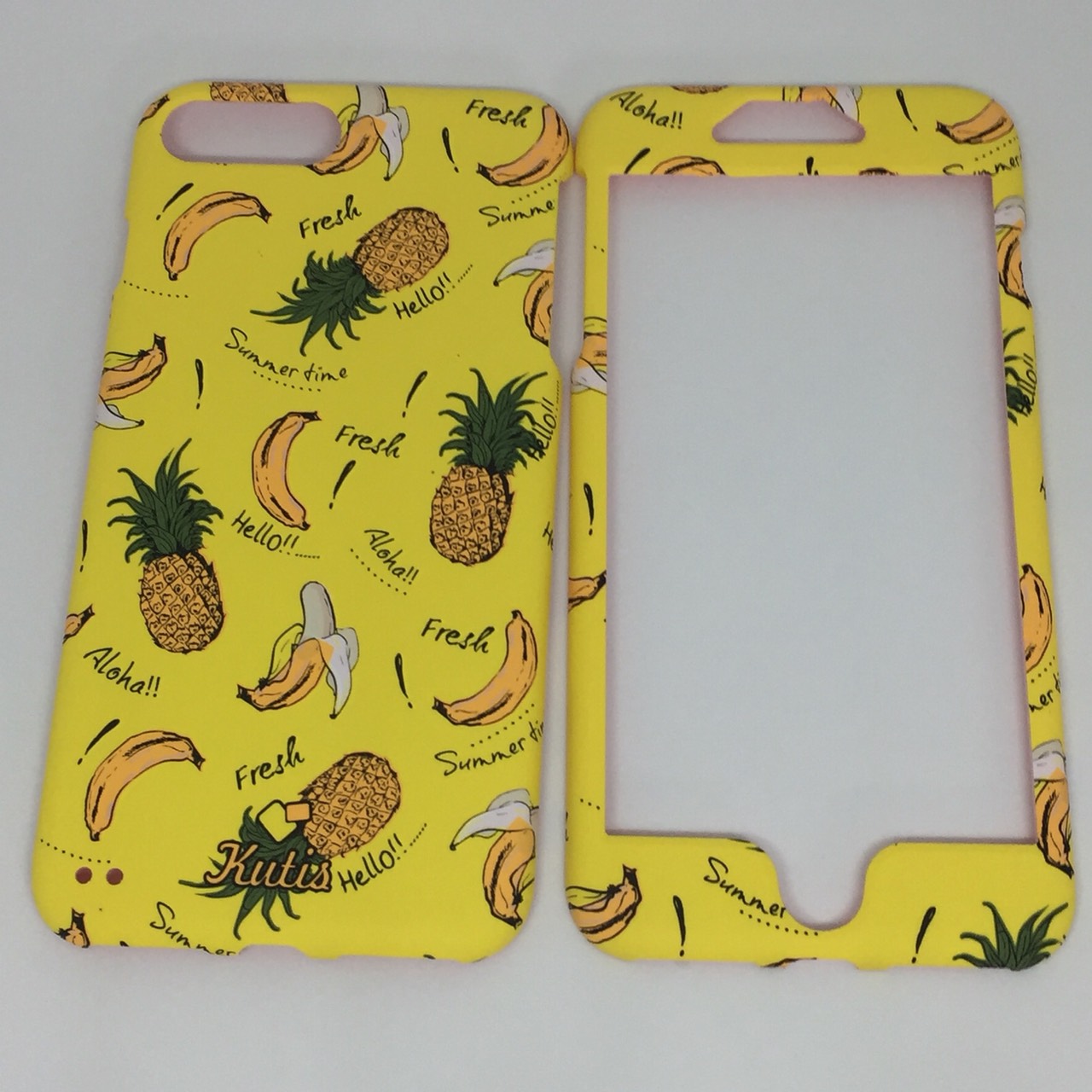 เคสคูทิส (Kutis) ไอโฟน7พลัส,8พลัส(ลายสัปปะรดกับกล้วย)