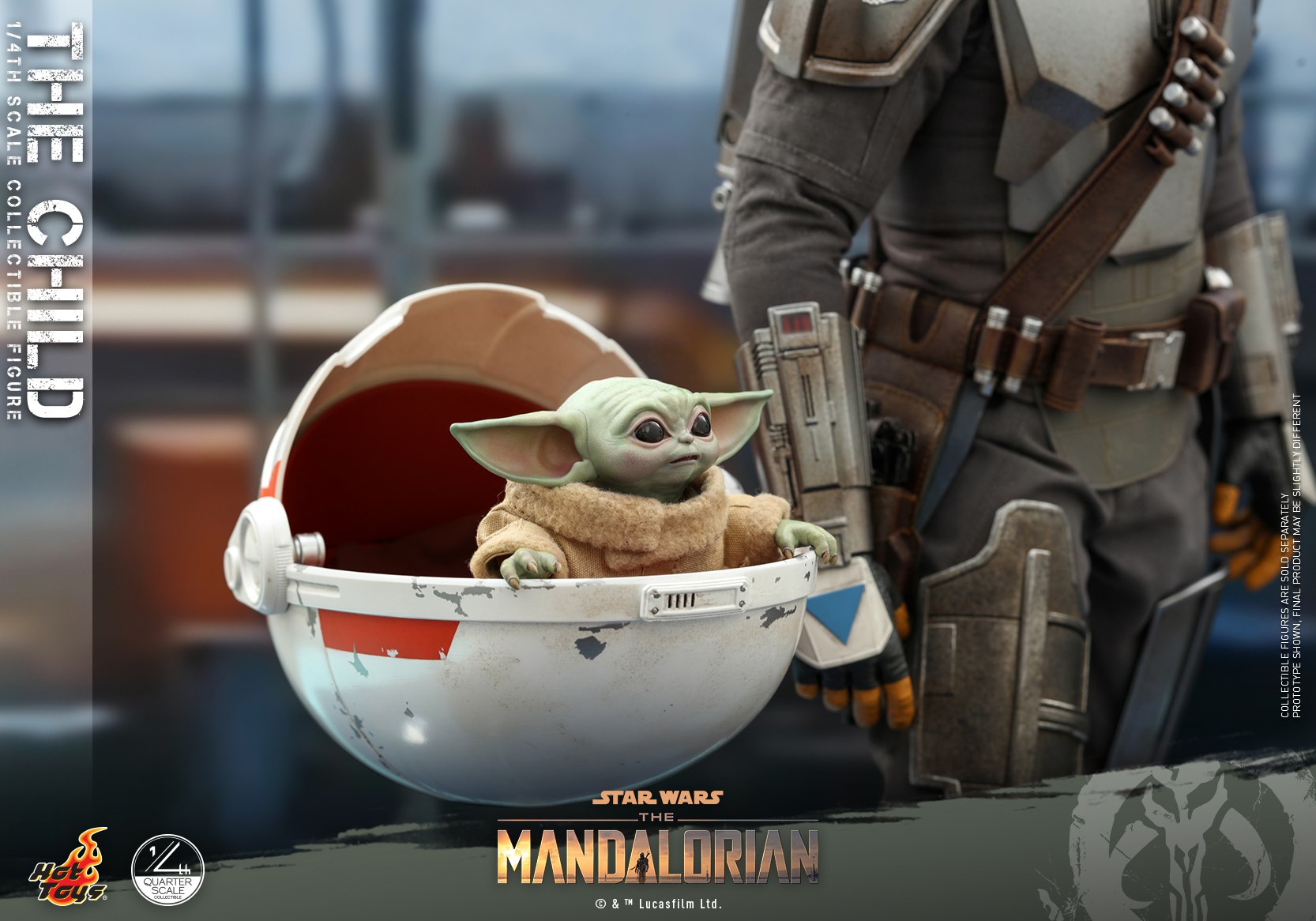 Hot Toys QS018 1/4 Star Wars™ The Mandalorian™ - The Child