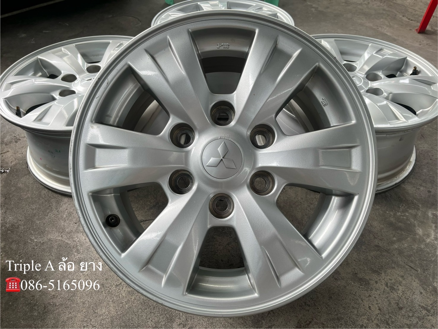 ✨ล้อแม็ก 6รู139✨Mitsu Triton ขอบ 16💖