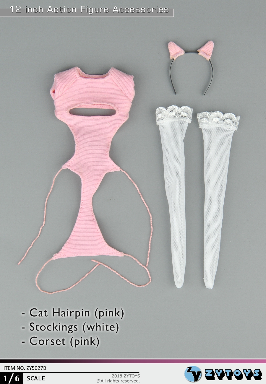 ZY Toys ZY5027 1/6 Sexy cat girl open chest