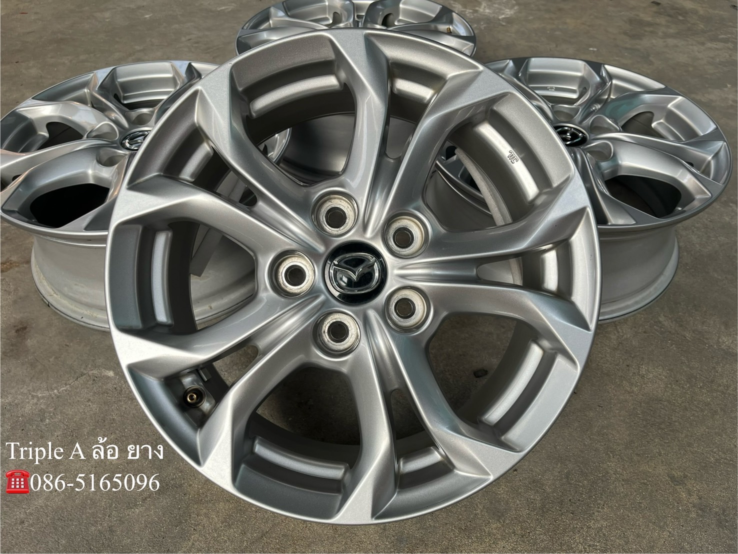 ✨ล้อแม็ก 5รู114✨Mazda CX3 รุ่นใหม่ล่าสุด ขอบ 16