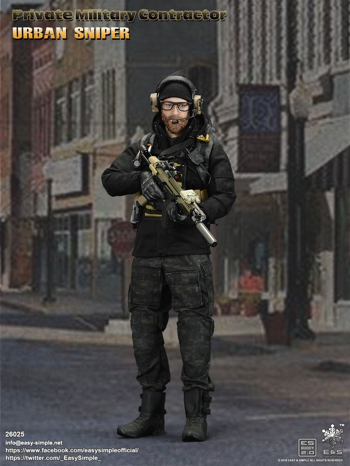 Easy&Simple 26025 Private Military Contractor - Urban Sniper
