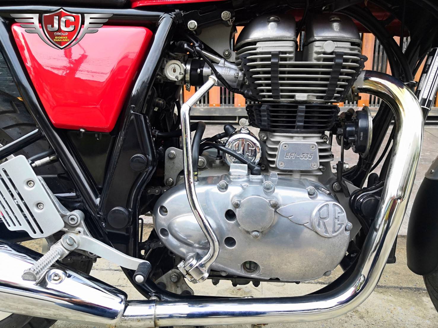 😘 Café Racer ก็มา 💨 #Royal Enfield Continental GT535 สายจอด ไมล์ท้ 1,xxxโล