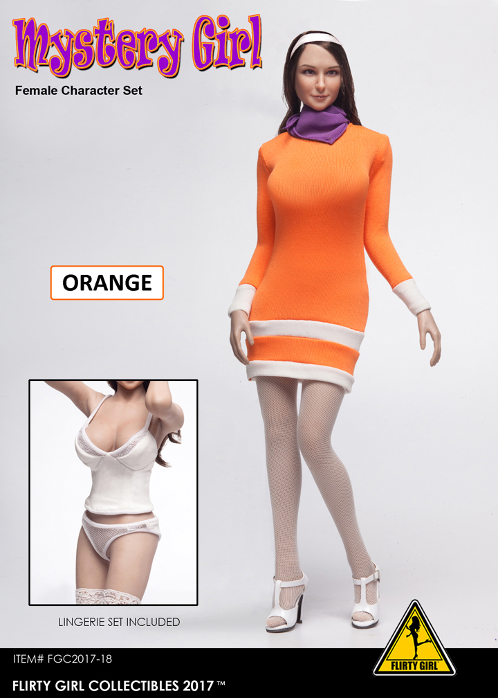 FLIRTY GIRL COLLECTIBLES 1/6 FGC2017-16-19 "MYSTERY GIRL" Female Character Set