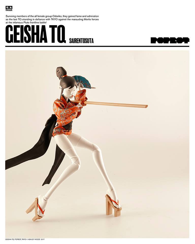 threeA Popbot GEISHA TQ KIBO NO HOSHI (ตัวโชว์ 3 ตัว)