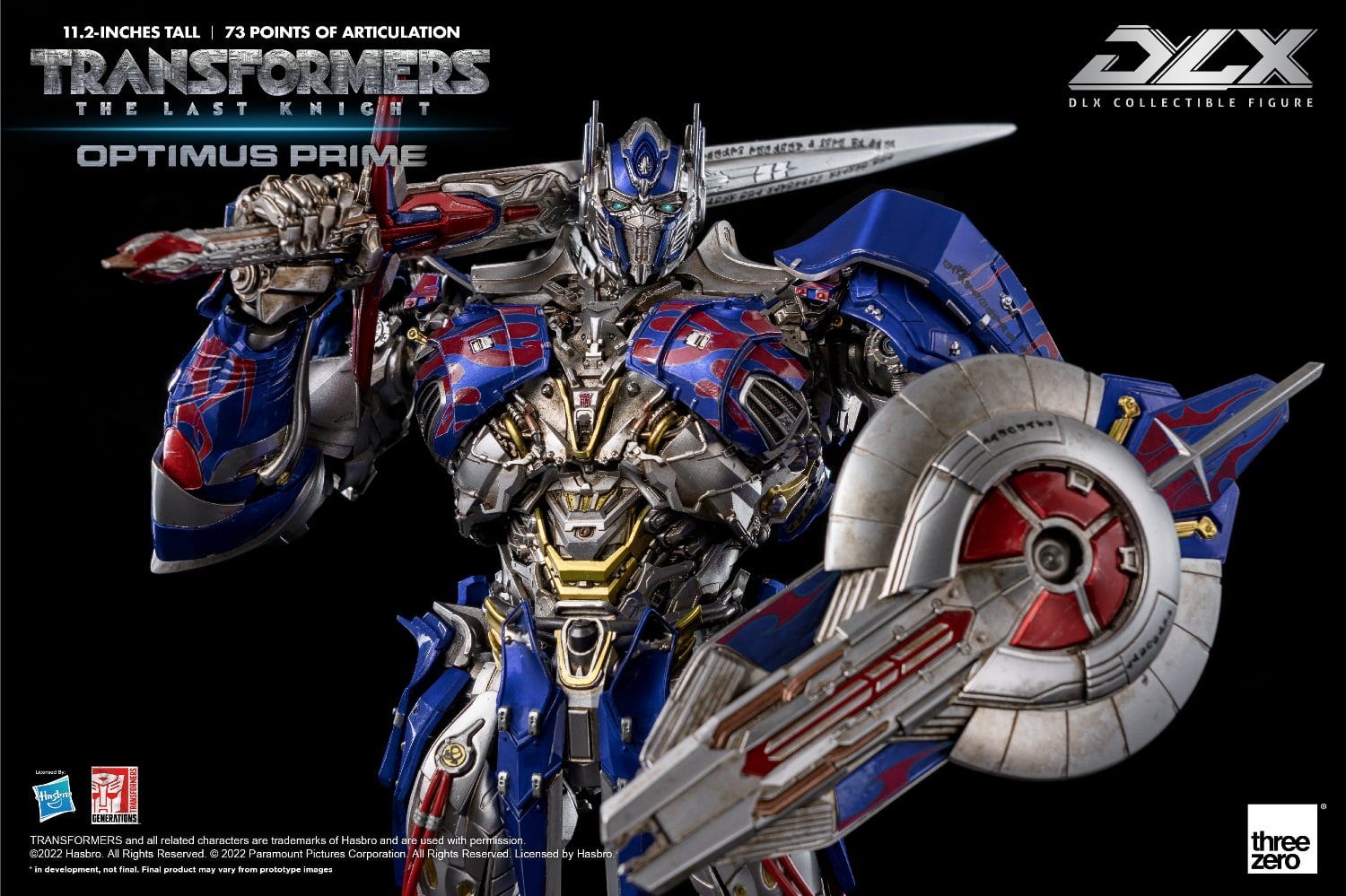 Threezero 3Z04570W0 DLX Transformers: The Last Knight - Optimus Prime