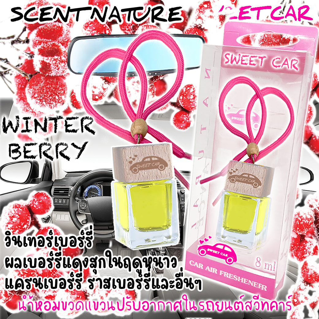 ขวดแขวนอโรม่าปรับอากาศ กลิ่น WINTER BERRY วินเทอร์เบอร์รี่ 8ml