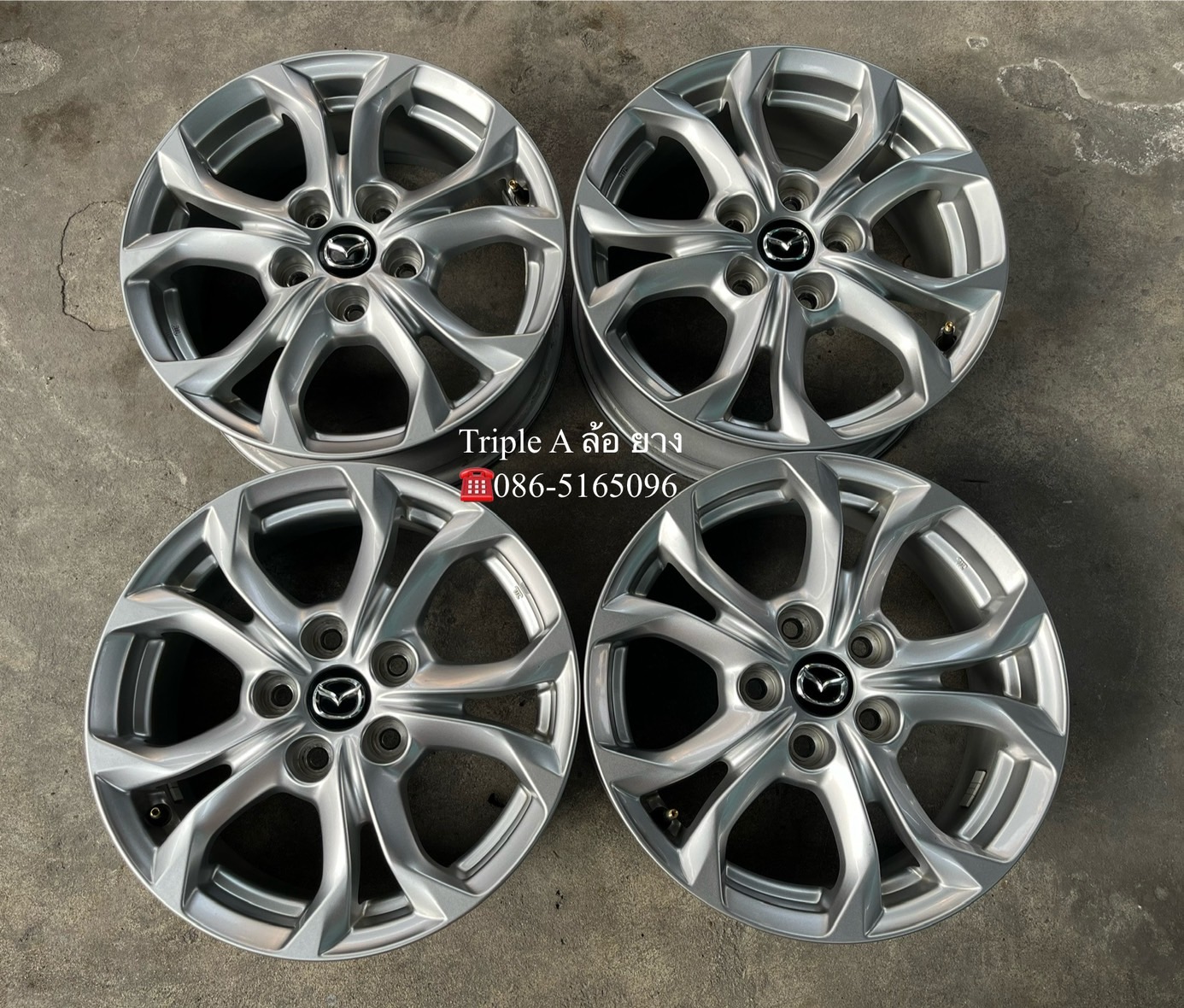 ✨ล้อแม็ก 5รู114✨Mazda CX3 รุ่นใหม่ล่าสุด ขอบ 16