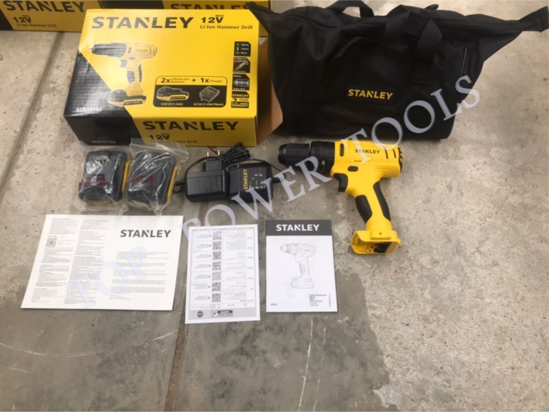 สว่านกระแทกไร้สาย 10มม. 12V. SCH121S2 STANLEY