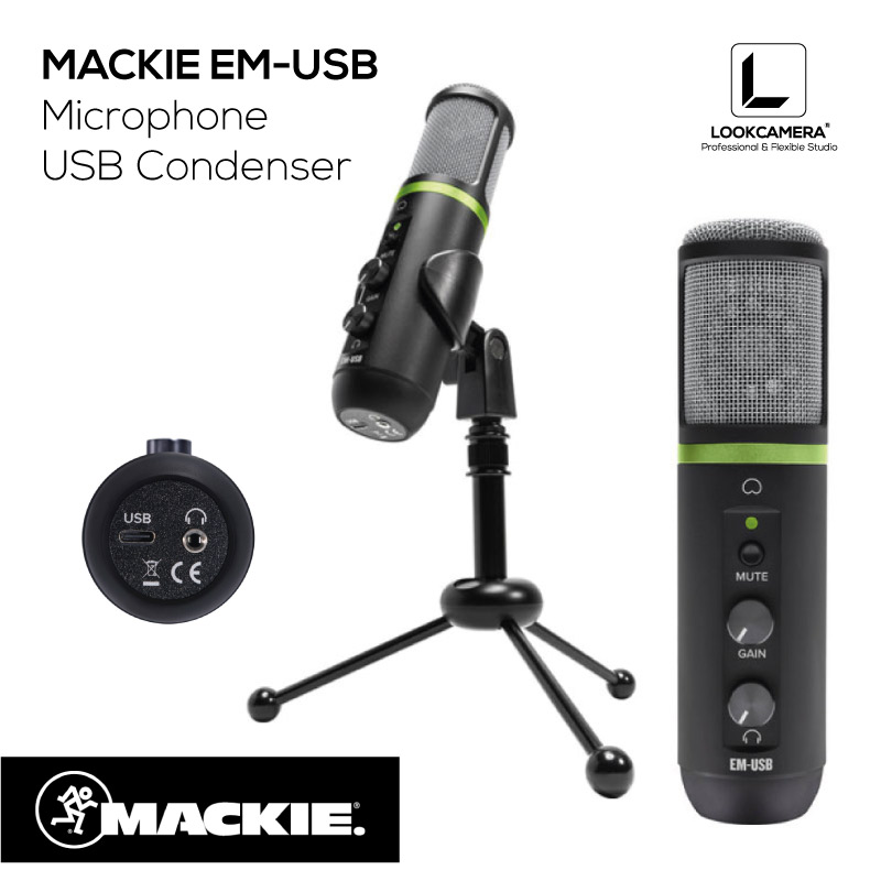 ไมโครโฟน Mackie EM-USB Microphone