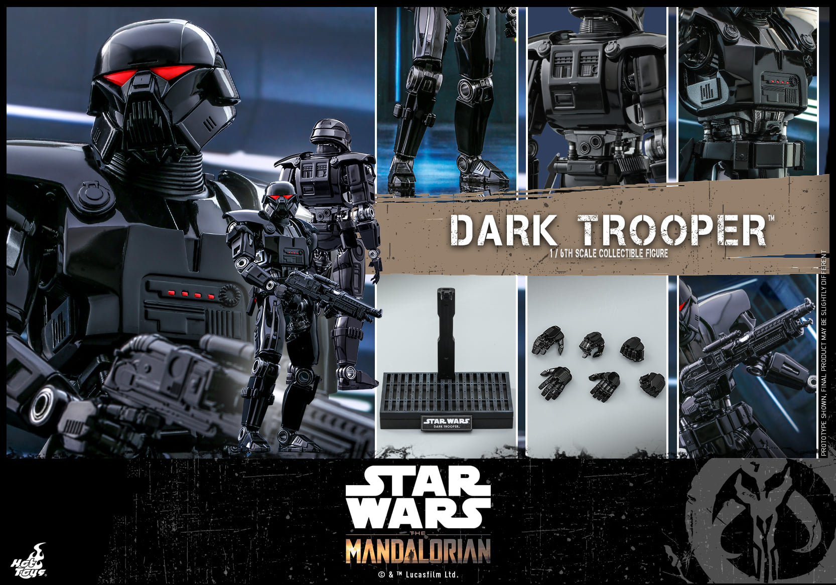 Hot Toys TMS032 1/6 Star Wars™: The Mandalorian™ - Dark Trooper™