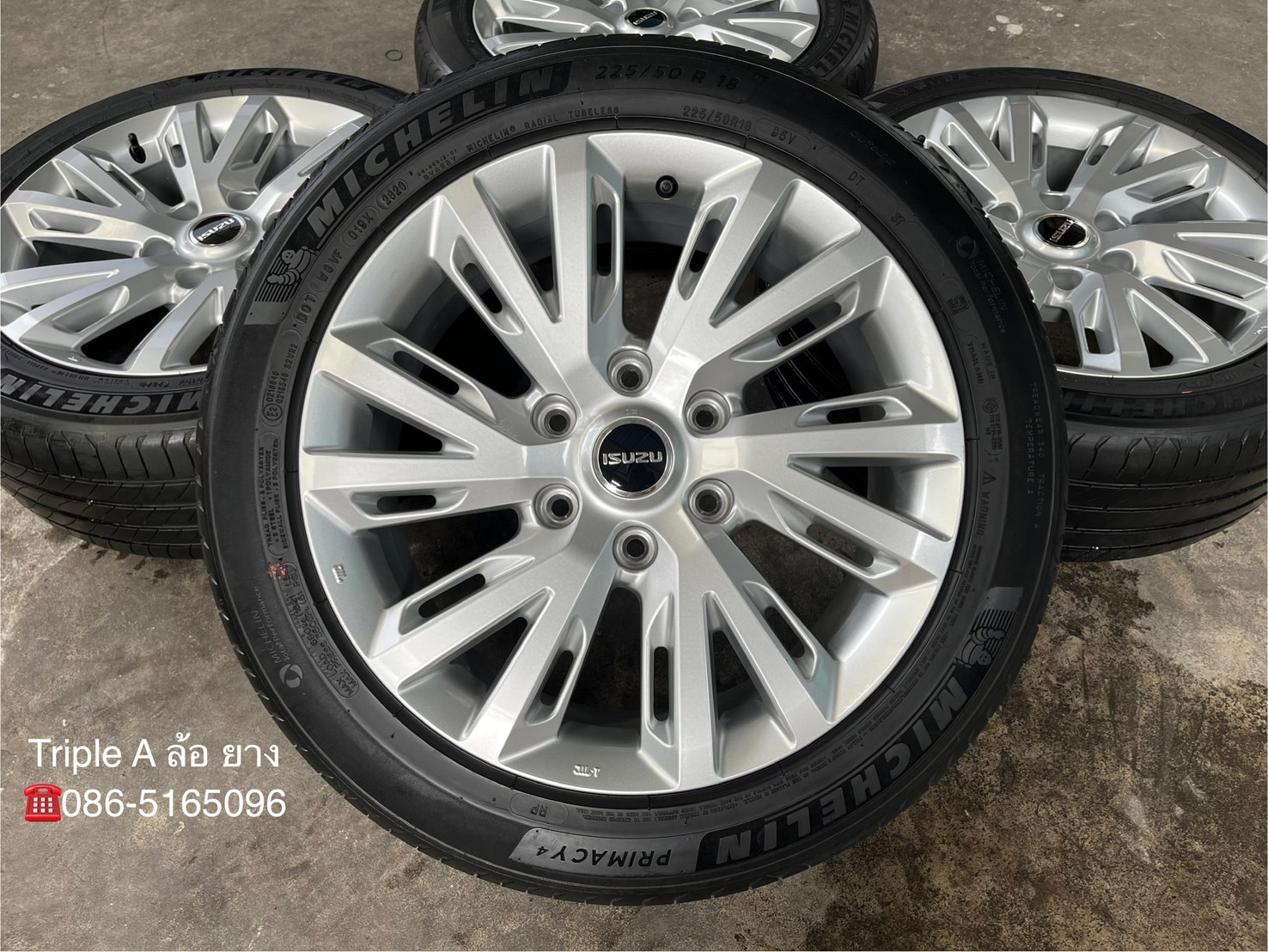 ✨ล้อแม็ก✨ISUZU D-Max รุ่นใหม่ล่าสุด ขอบ 18 แถมยาง 225-50-18 Michelin ปี 20