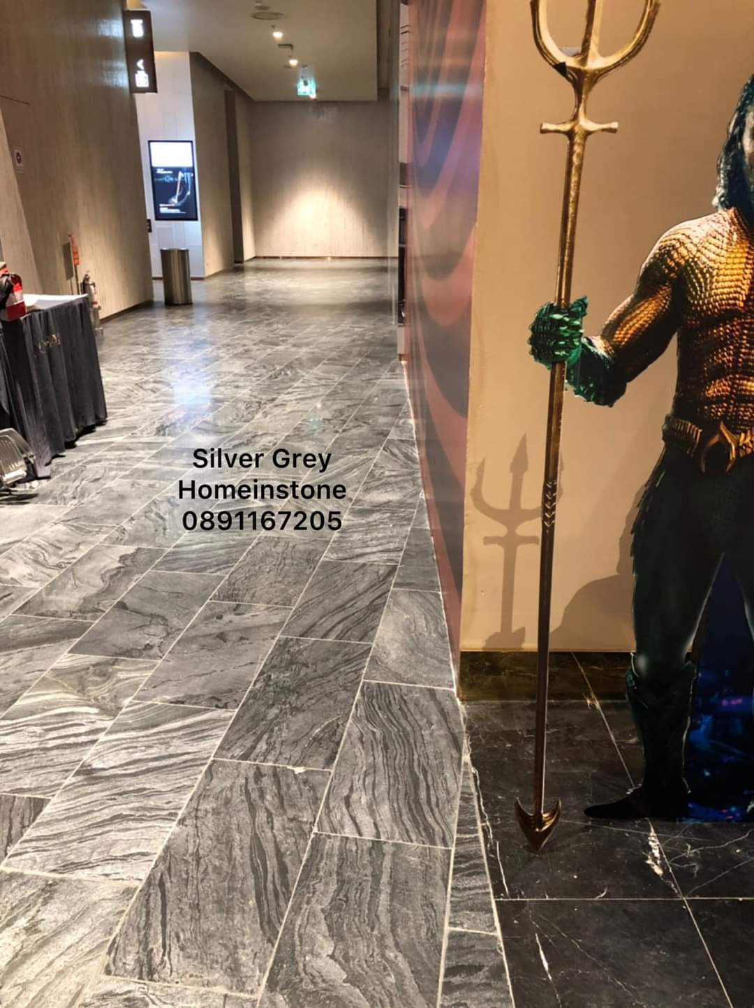 Silver Grey หินธรรมชาติสำหรับปูสระว่ายน้ำ พื้น/ผนัง ห้องน้ำ ทางเดิน