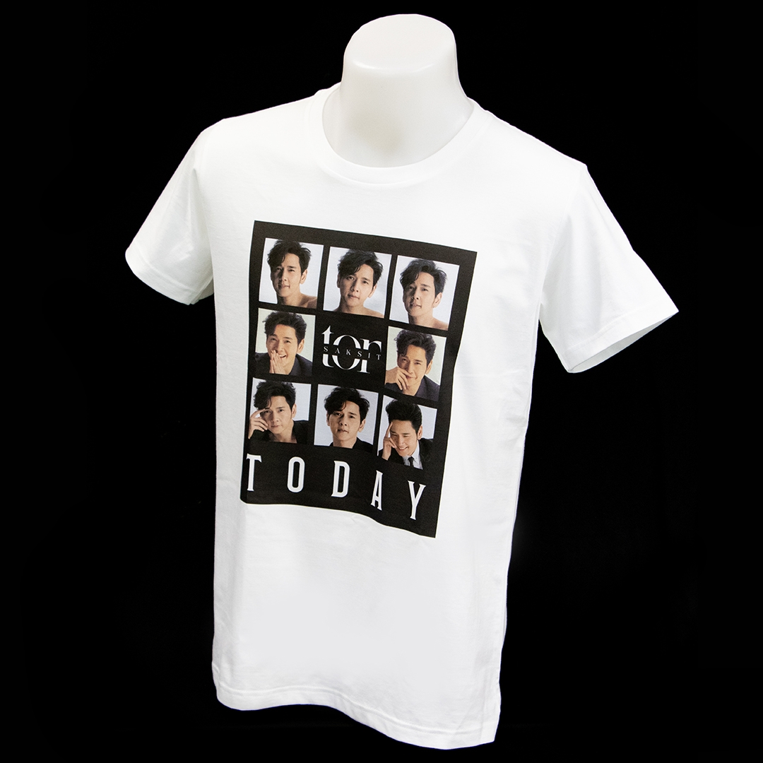[PRE-ORDER] TOR SAKSIT : TODAY T-SHIRT WHITE